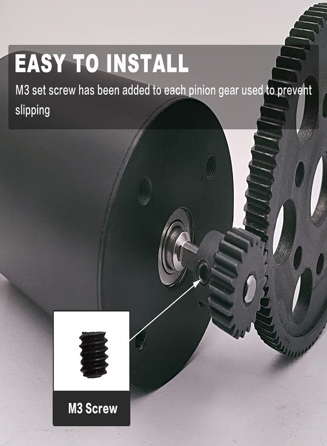 HOPLEX 48P Pinion Gear Set Hardened Metal 16T 18T 20T 22T 24T with Screwdriver for 3.175mm Shaft 1/10 RC Brushless Brush Motor - Image 4